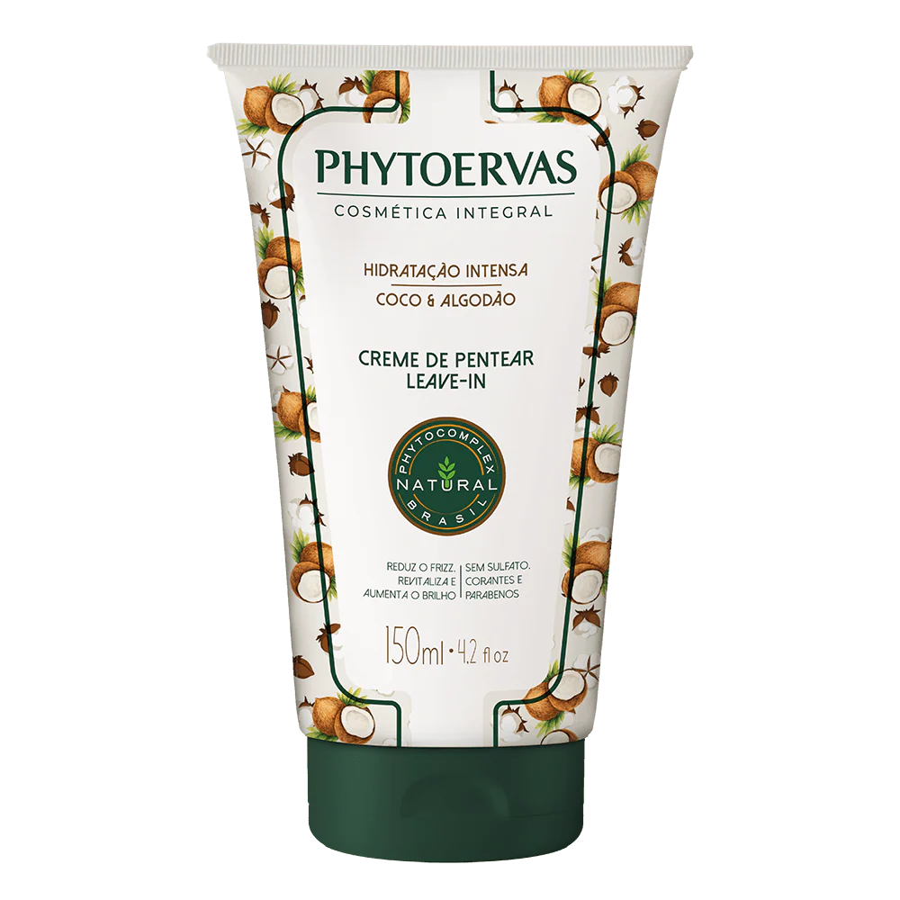 Phytoervas Cream of Combing Intense Hydration Coconut and Cotton 150ml