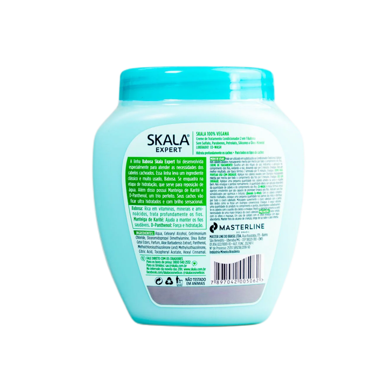 Creme De Tratamento 2 Em 1 Babosa / 2 Treatment Cream Aloe 1 Treatment Cream - Skala - Image 2