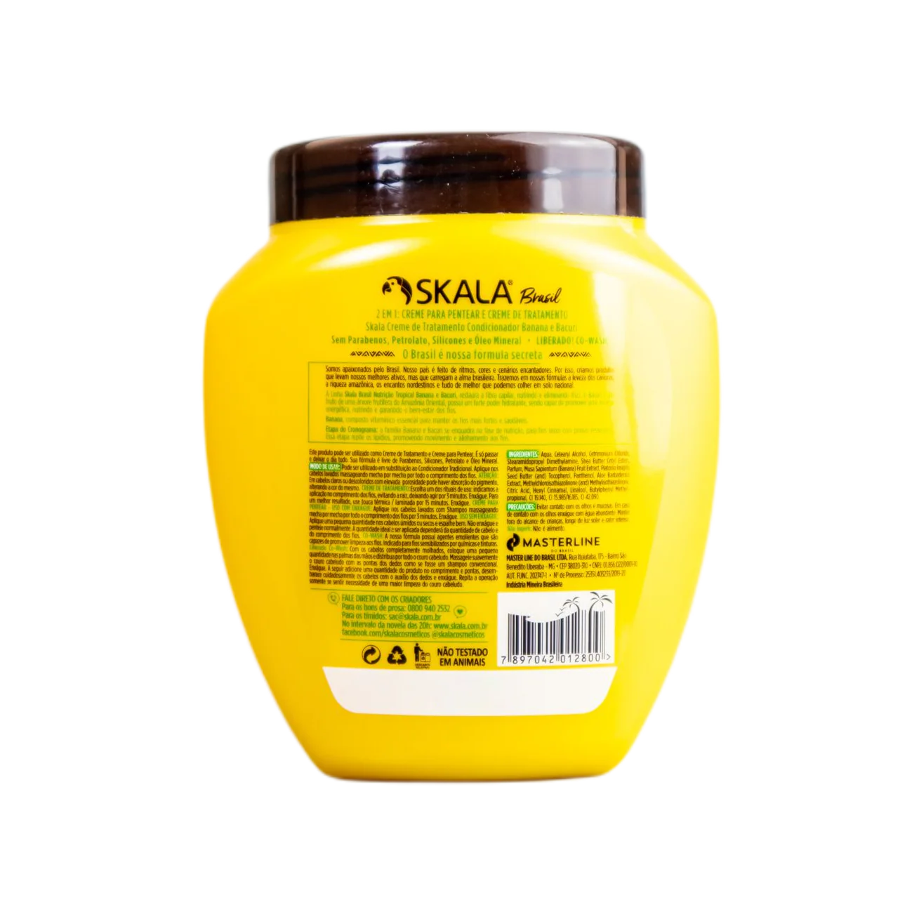 Creme De Tratamento Banana E Bacuri / Banana Cream Treatment And Bacuri Brazil Treatment Cream - Skala - Image 2
