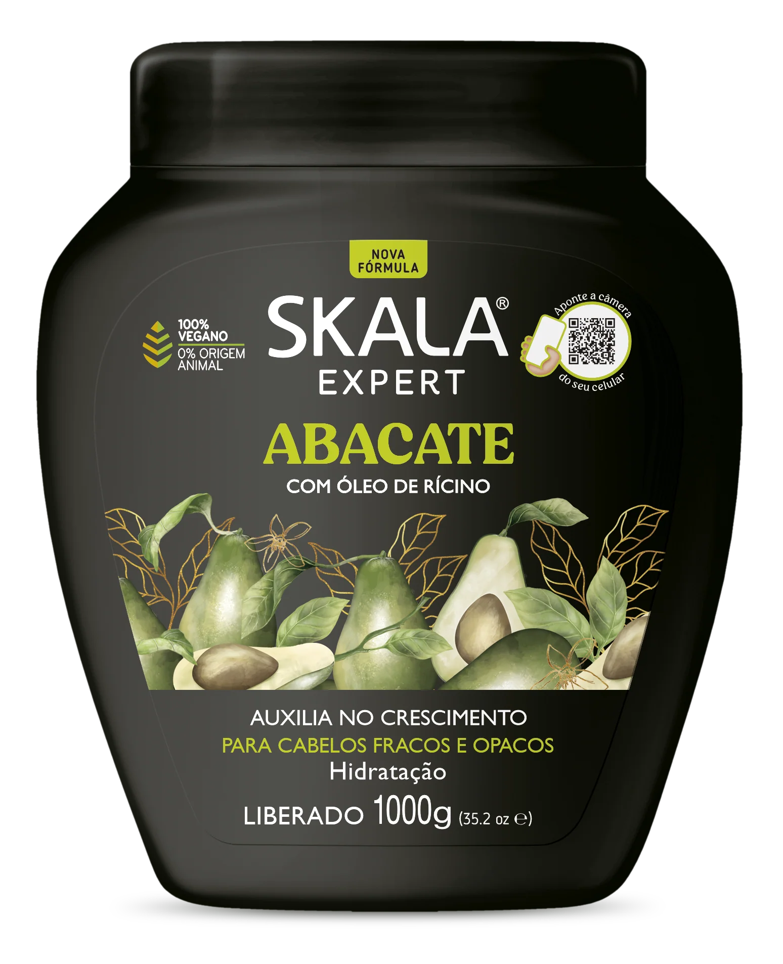 Creme De Tratamento Bomba De Vitaminas Abacate / Treatment Cream Pump Avocado Vitamins Treatment Cream - Skala