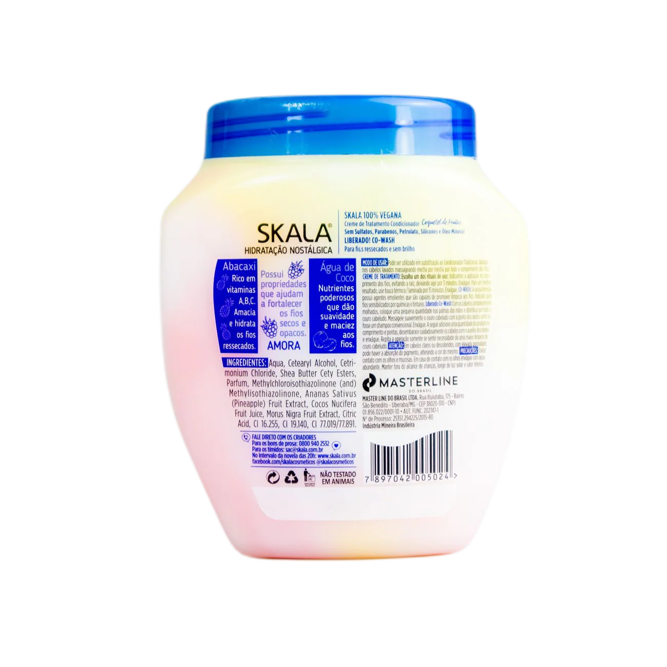 Creme De Tratamento Coquetel De Frutas / Cream Cocktail Treatment Of Fruits Hair Treatment Cream - Skala - Image 2