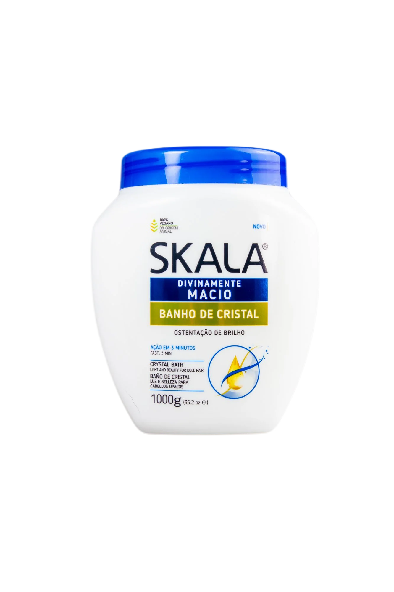 Crystal Bath 3 Minutes Action Dull Hair Softness Treatment Cream 1kg - Skala