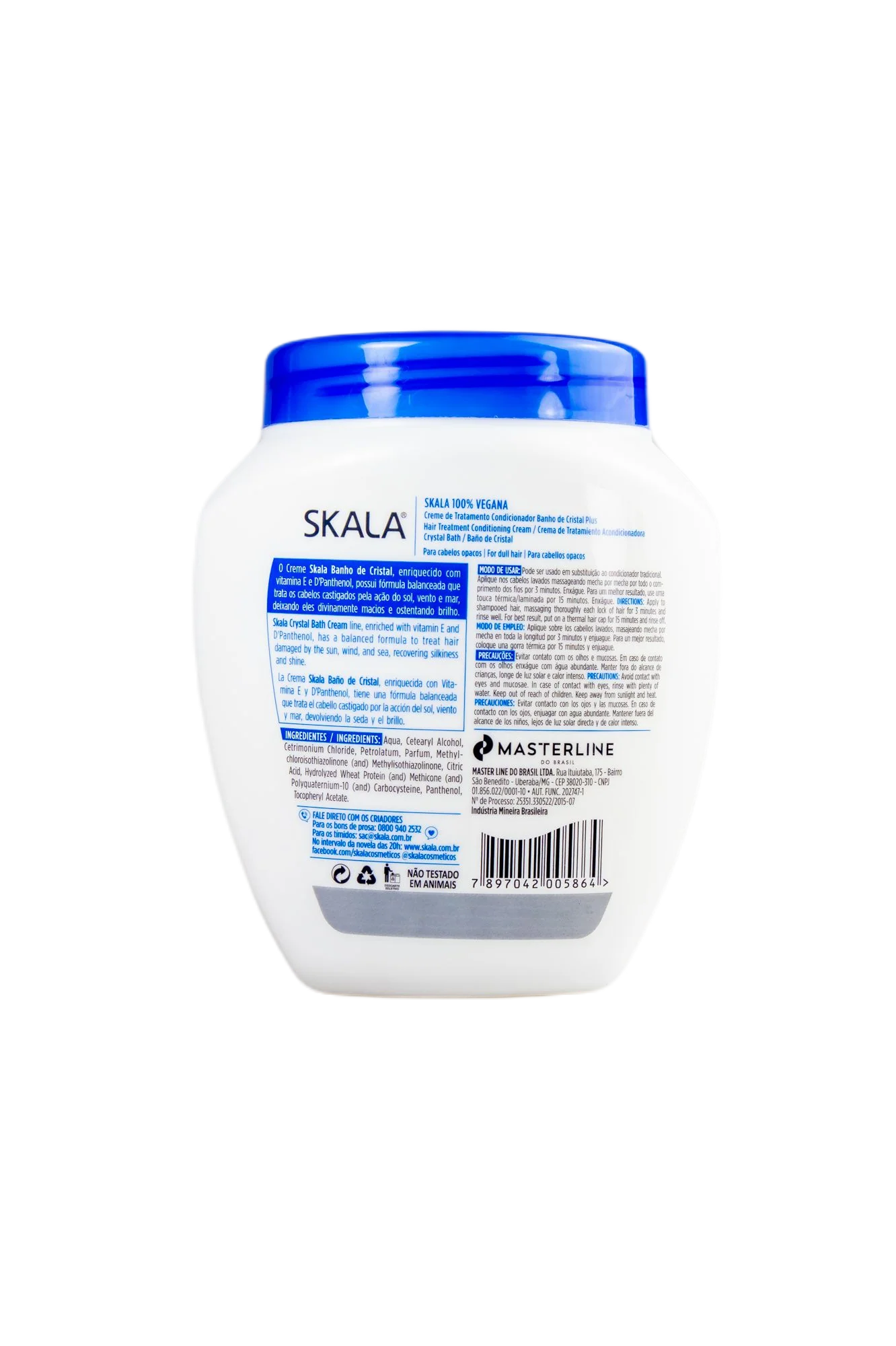Crystal Bath 3 Minutes Action Dull Hair Softness Treatment Cream 1kg - Skala - Image 2