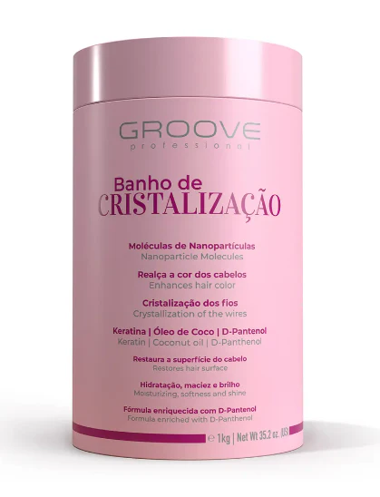 Crystallization Bath Keratin Coconut D-Panthenol Hydration Mask 1Kg - Groove