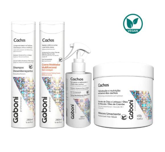 Curls Treatment Avocado Cramberry lChia Flaxseed Shea Butter Kit 4 Prod - Gaboni