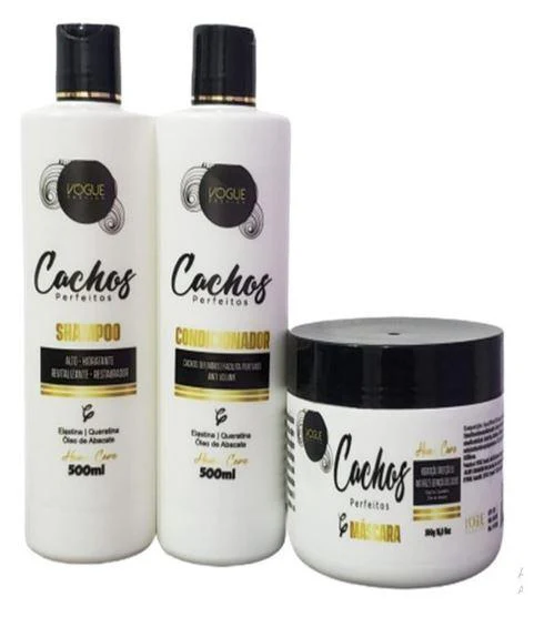 Curly Wavy Hair Perfect Curls Maintenance Home Care Kit 3x500 - Vogue Fashion