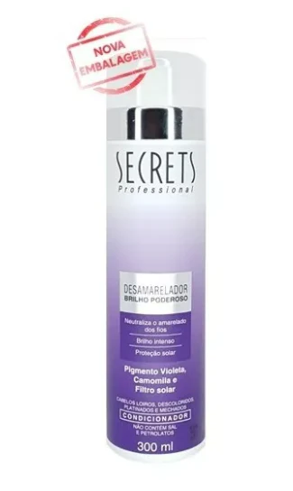 De-yellowing Blond Bleached Hair Yellow Neutralizing Conditioner 300ml - Secrets