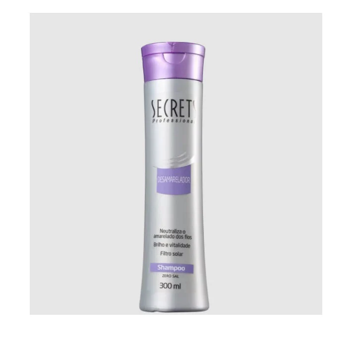 De-yellowing Blond Bleached Hair Yellow Neutralizing Shampoo 300ml - Secrets