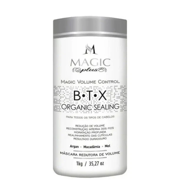 Deep Hair Mask Organic Sealing Volume Reducer Straightening 1kg - Magic Plus