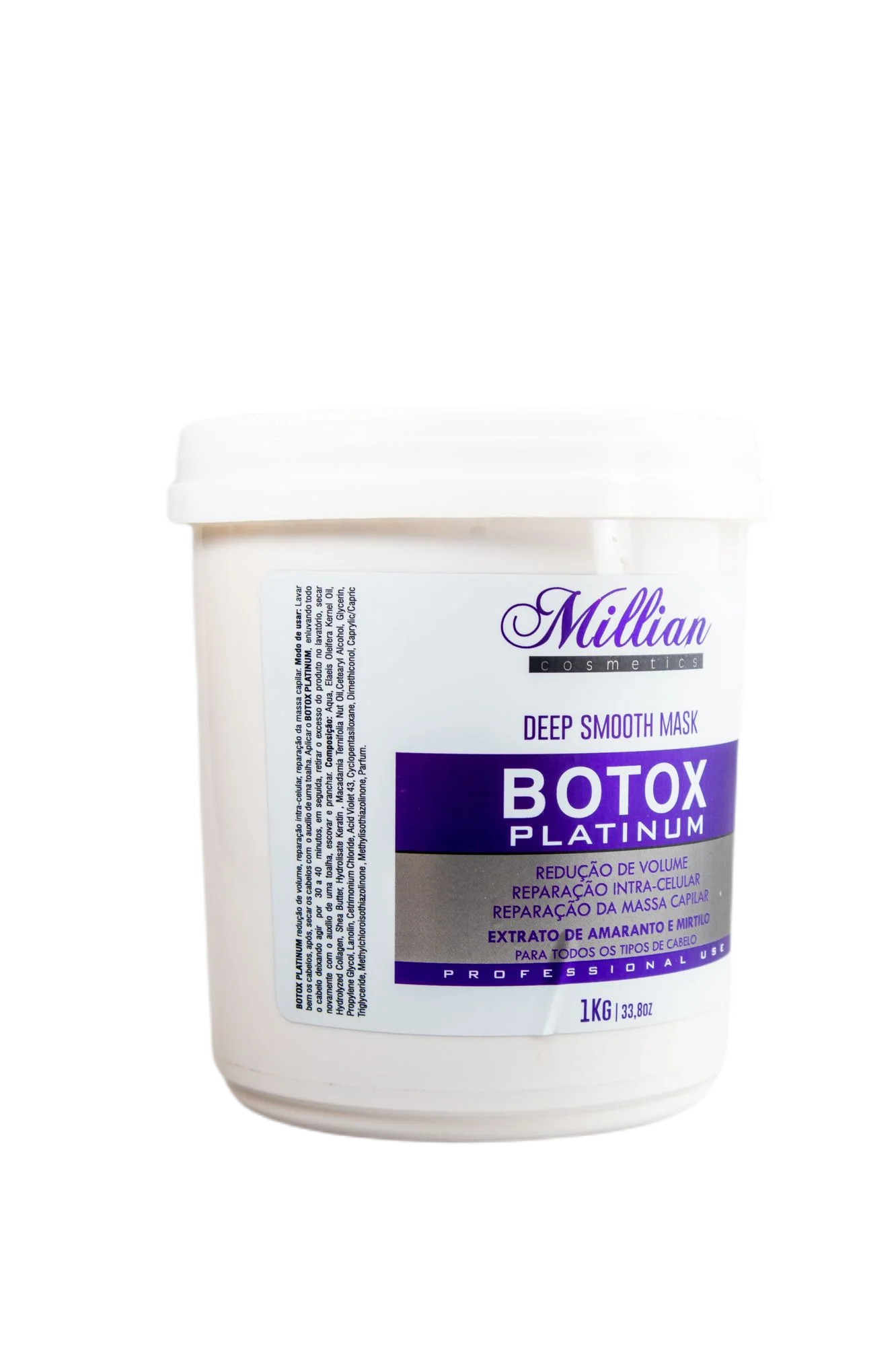 Deep Smooth Deep Hair Mask Platinum Volume Reduction Repair Hair Mask 1Kg - Millian - Image 2