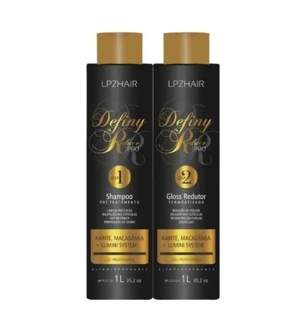 Definy Reduce Shea Macadamia Lumini System Progressive Brush Kit 2x1L - Lpzhair