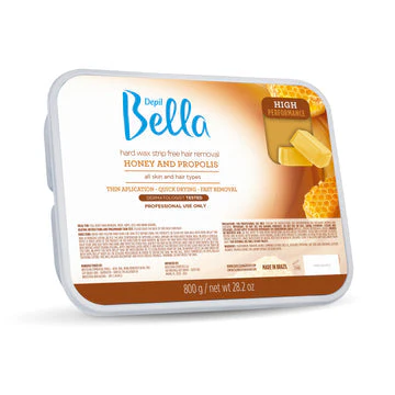 Depil Bella High Performance Hard wax Hair Removal Honey with propolis 28.2 Oz