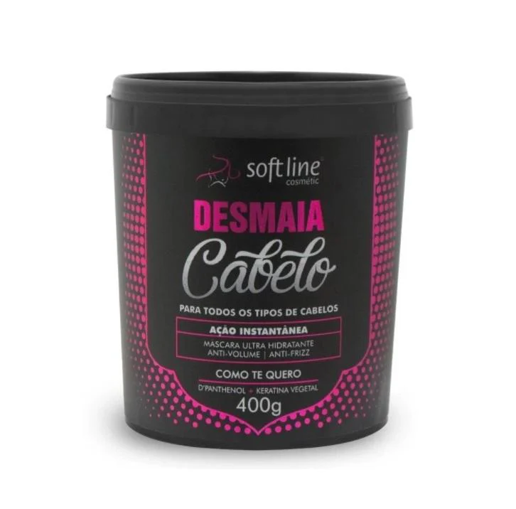 Desmaia Cabelo Hair Fainting Instant Action Moisturizing Mask 400g - Soft Line