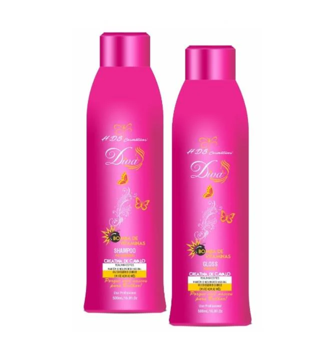 Diva Progressive Horse Creatine Growth Smoothing Kit 2x500ml - HDS Cosmetics