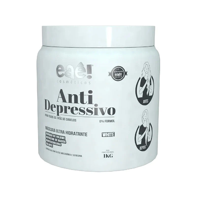 Eaê Cosmetics Anti Depressivo White Mask 1Kg / 35,27 fl oz