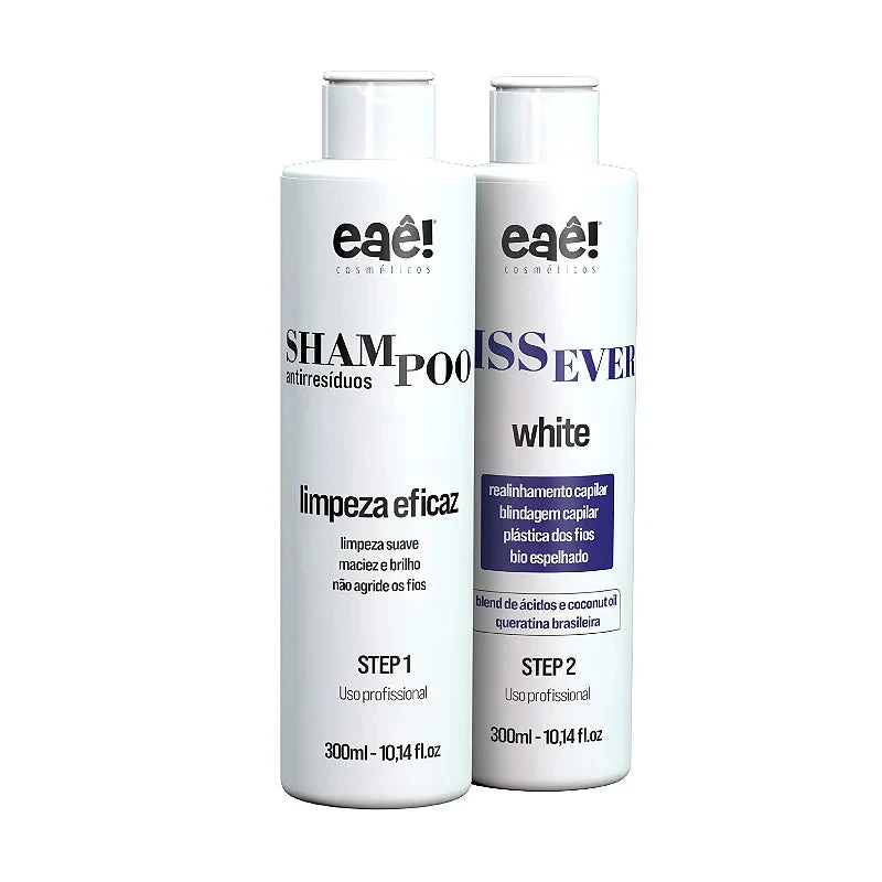 Eaê Cosmetics LissEver White Kit 2x 300ml / 2x 10z1 - Image 2