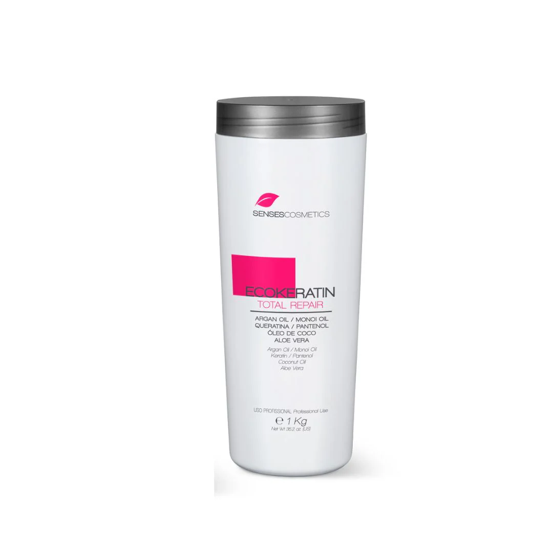 Ecokeratin Total Repair Antioxidant Anti Frizz Hair Treatment Deep Hair Mask 1Kg - Senses
