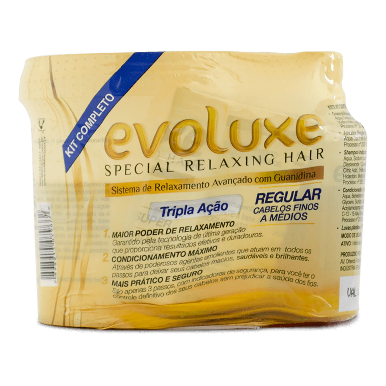 Evoluxe Hair Relaxer Regular - Complete Kit - ASP