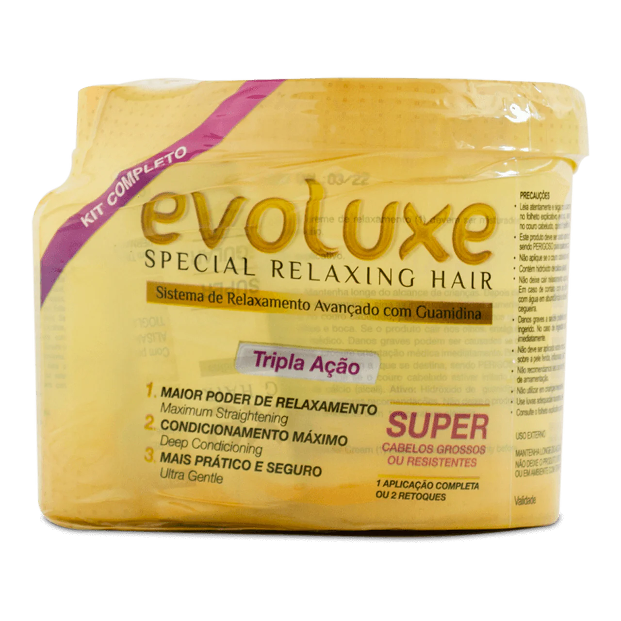 Evoluxe Hair Relaxer Super - Complete Kit - ASP - Image 2
