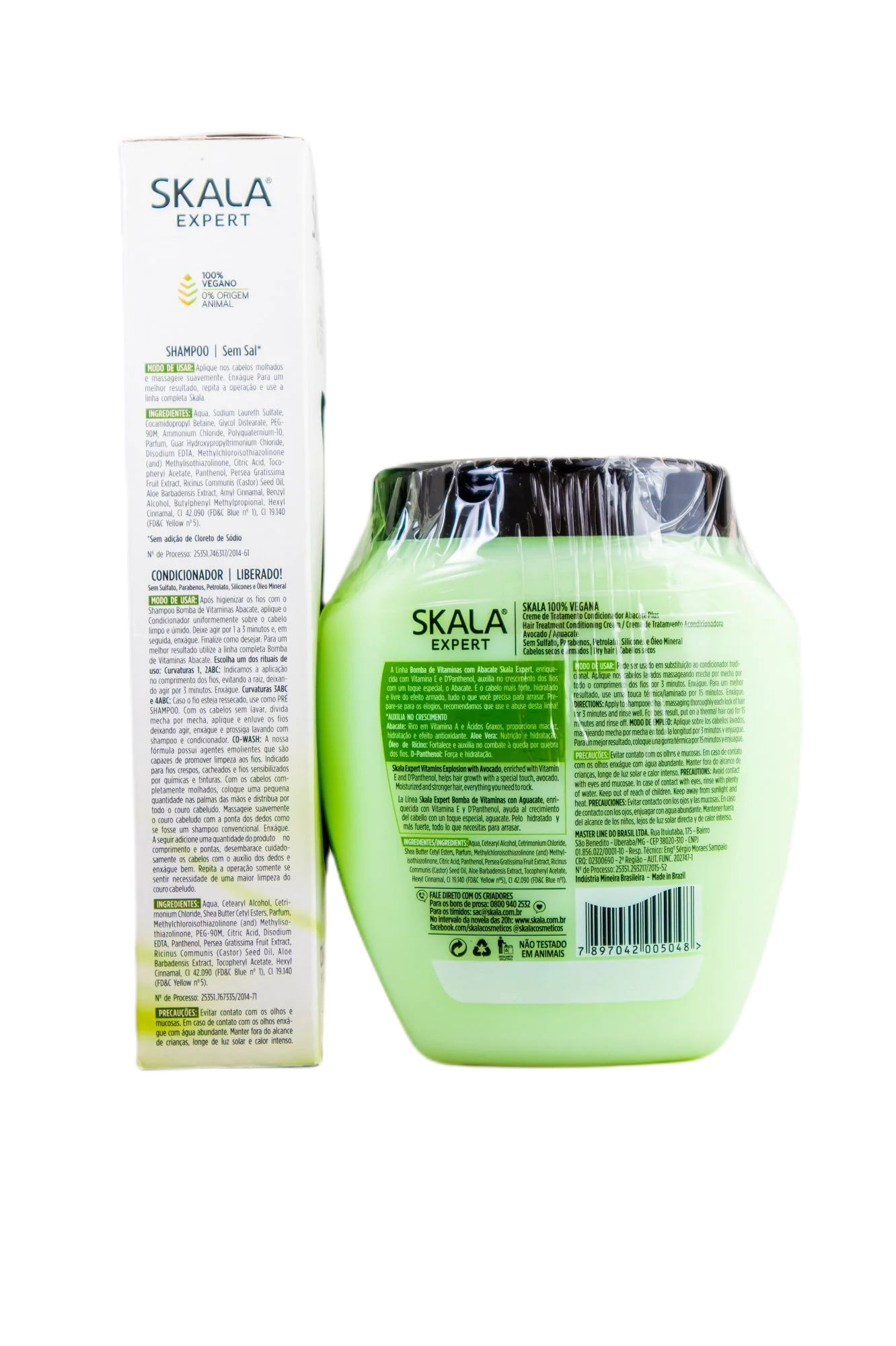 Skala Expert Abacate Avocado Vegan Moisturising Revitalising Vitamin Pump Kit 3 Prod. - Skala - Image 3