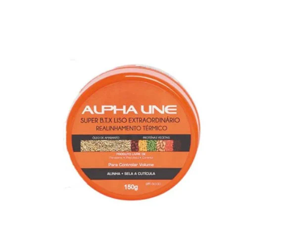 Extraordinary Smooth Straightening Deep Hair Mask Thermal Realignment 150g - Alpha Line - Image 2