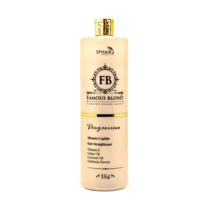 Famous Blond Progressive Brush Luxury Smoothing Straightener 1kg - Sphair