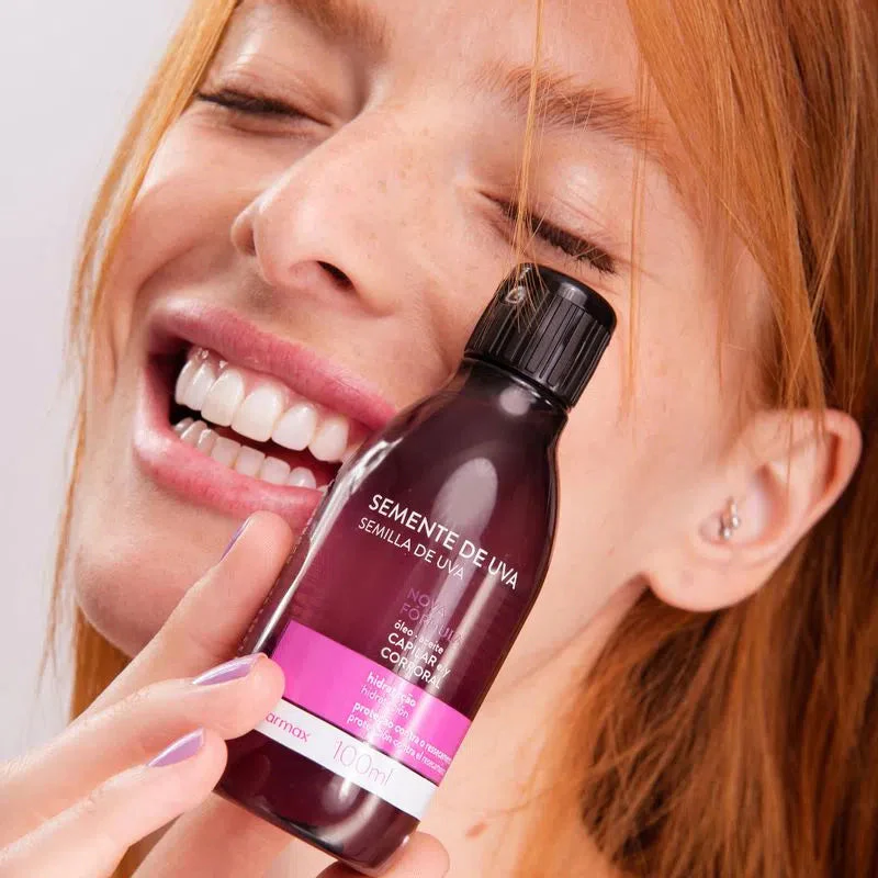 Farmax Grape Seep Body Hair Oil 100ml / 3.38 fl oz - Image 3