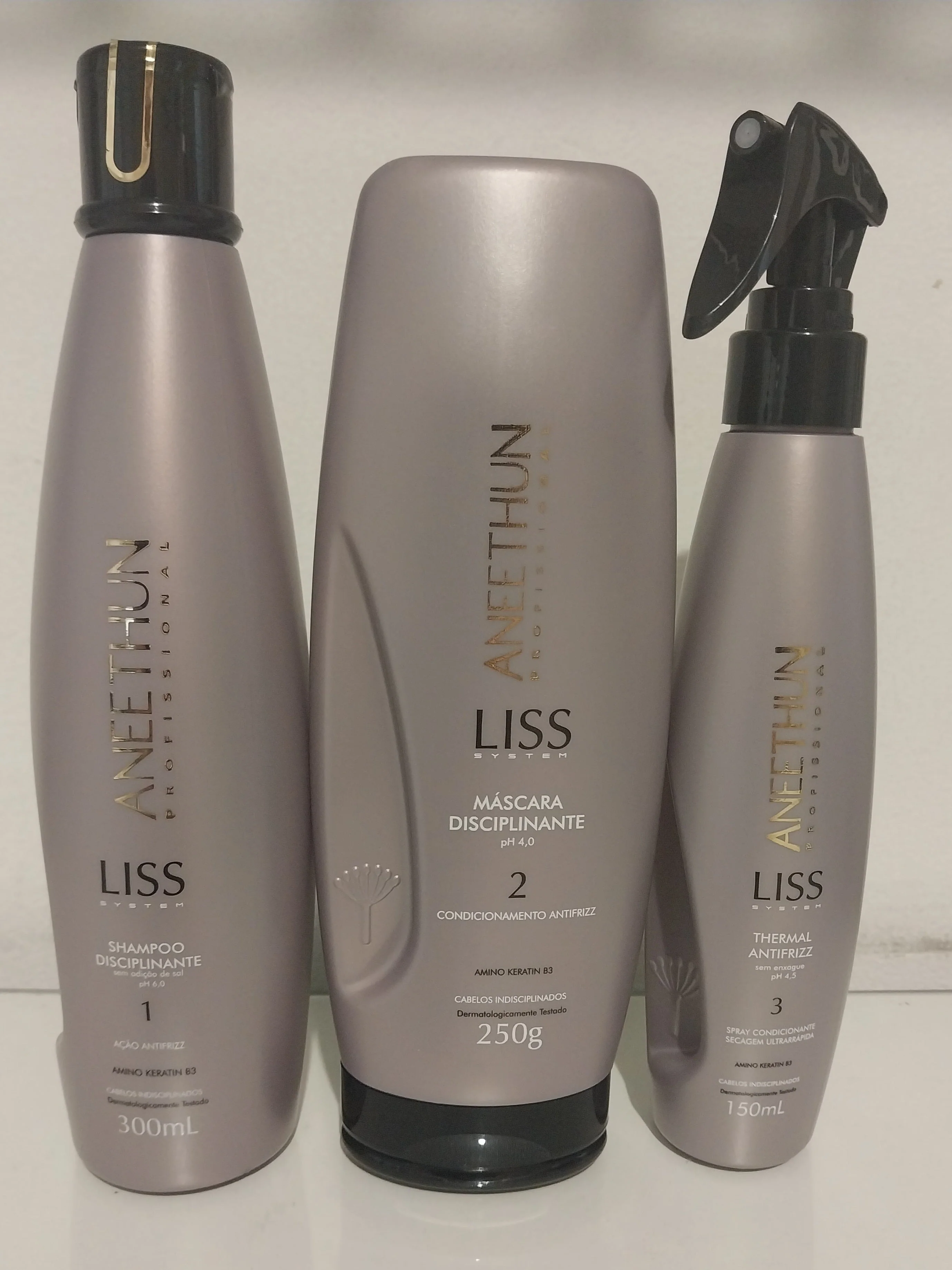 Frizz Reduction Long-lasting Smooth Liss System Hair Kit 3 Itens - Aneethun - Image 3