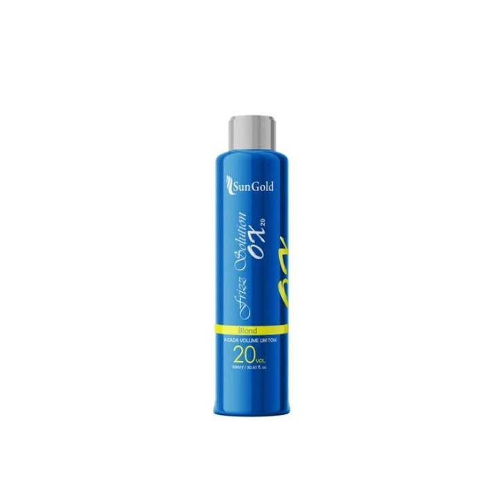 Frizz Solution Blond Bleaching Hydrogen Peroxide OX 20 Volumes 1L - Sun Gold