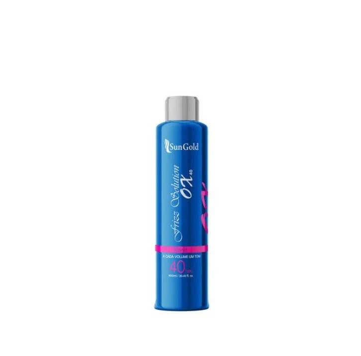 Frizz Solution Blond Bleaching Hydrogen Peroxide OX 40 Volumes 1L - Sun Gold