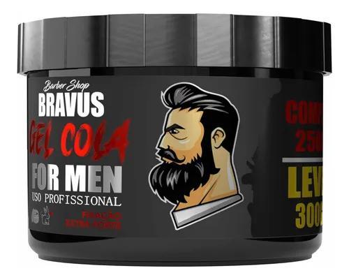 Gel Cola Extra Fort Light 300g Bravus Best Alpha Looks - Bravus