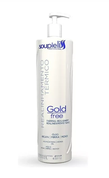 Gold Free Realignment Hair Restructuring Straightening Treatment 1L - Souple Liss