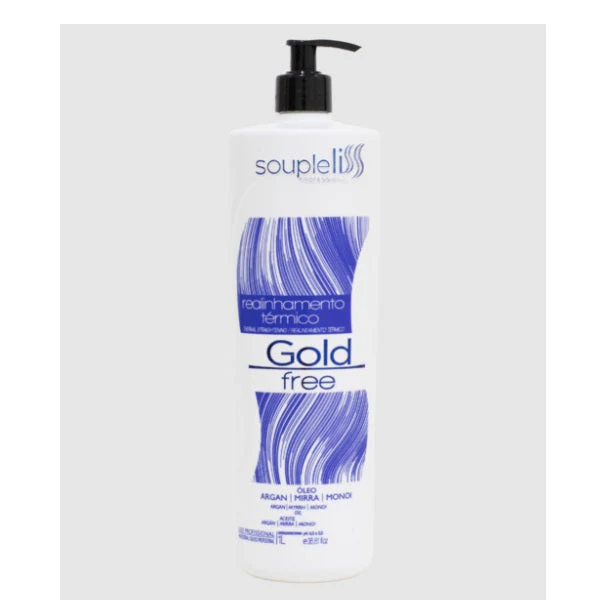 Gold Free Realignment Hair Restructuring Straightening Treatment 1L - Souple Liss - Image 2