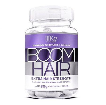 Hair Boom Growth Strengthening Supplement Treatment 500mgX60Caps. - iLike
