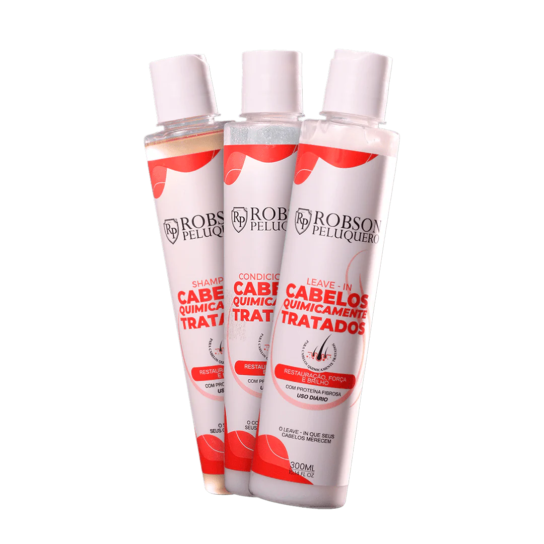 Robson Peluquero Home Care Chemically Treated Hair Kit 3x300ml / 3x 10.1 Oz