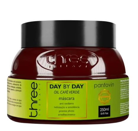 Hair Hydration Mask Day By Day Pantovin Green Coffee 250g - Three Therapy