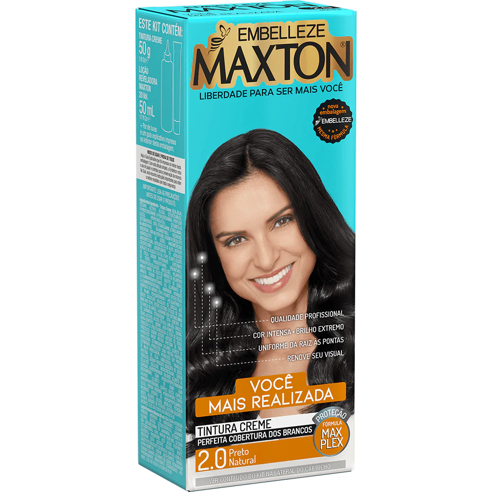 Maxton Hair Dye Brunette You Most Fulfilled Natural Black Kit