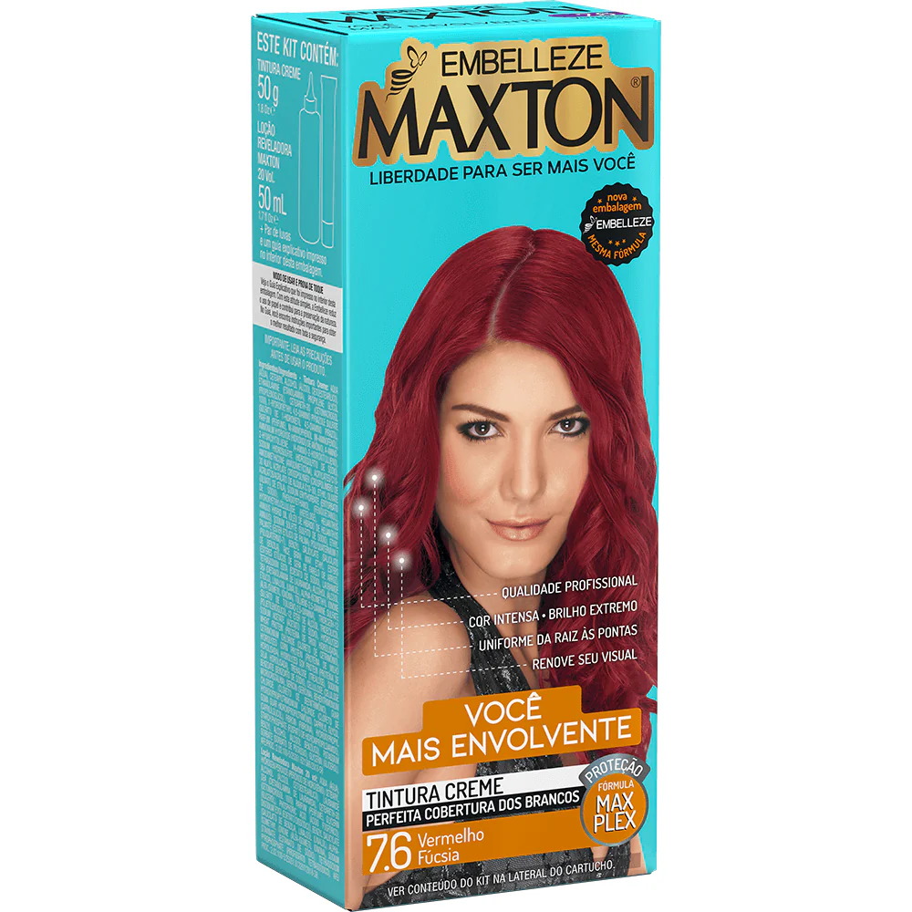 Maxton Hair Dye Redhead + Fuchsia Red Surroundings Kit