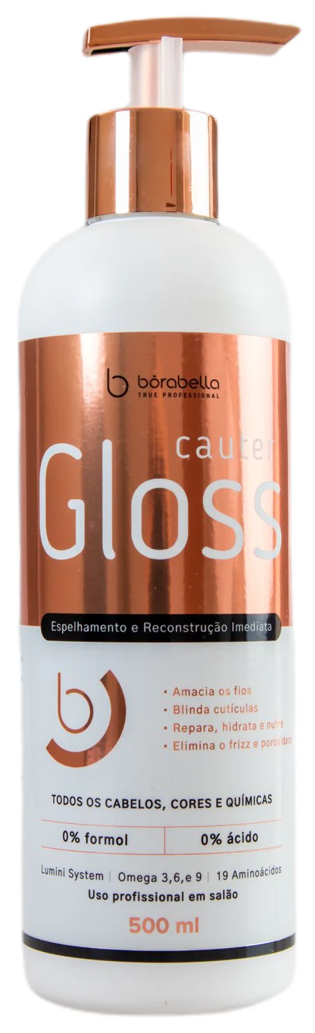 Hair Mirroring Immediate Reconstruction Cauter Gloss Shielding 500ml - Borabella