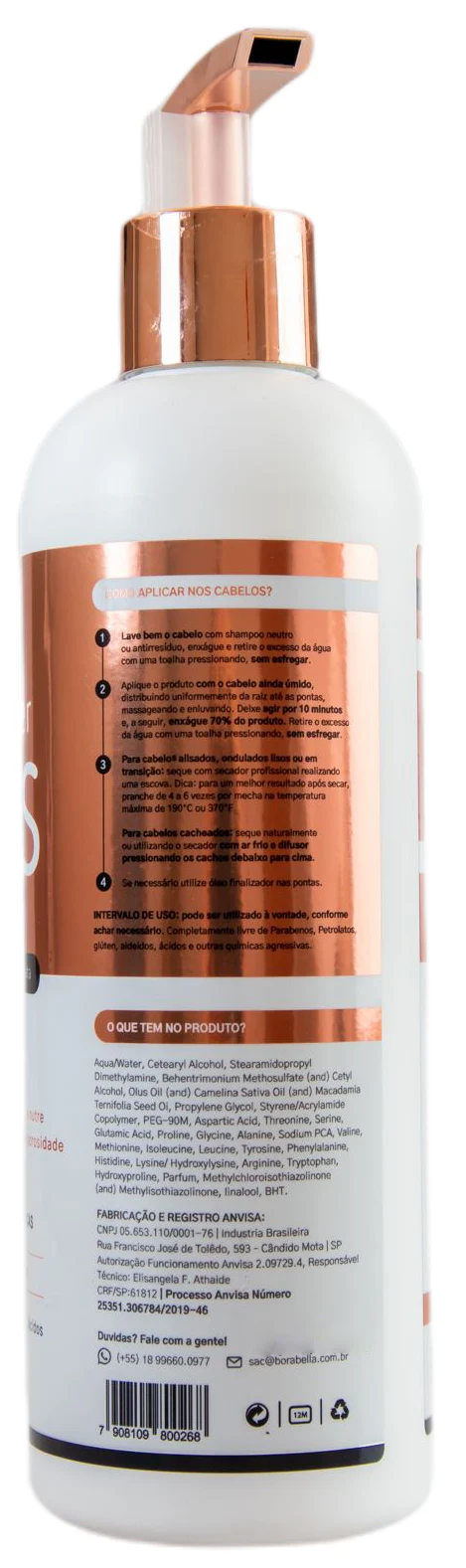 Hair Mirroring Immediate Reconstruction Cauter Gloss Shielding 500ml - Borabella - Image 2