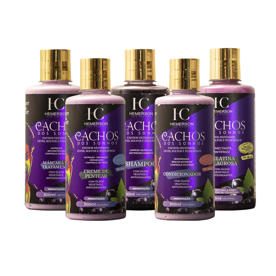 Mestre dos Cachos Cachos dos Sonhos 5x 300ml / 5x 10.14 fl oz kit