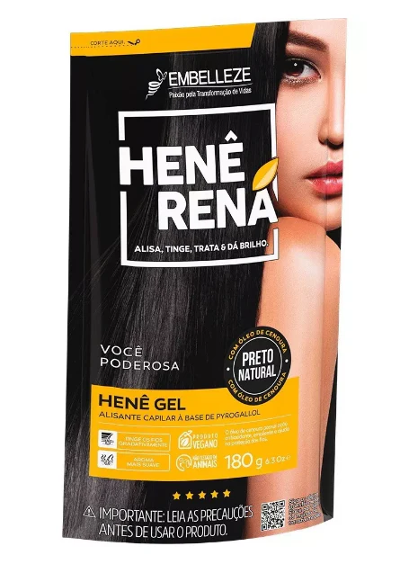 Henê Natural Black Rena 180g - Image 2