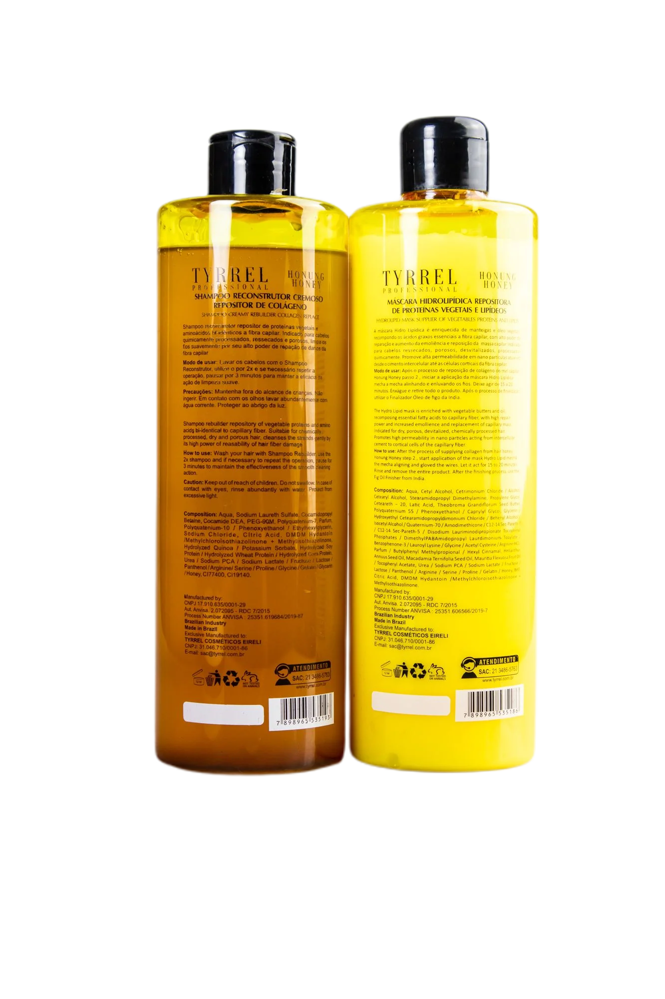 Honung Honey Vegetable Proteins Lipids Collagen Replenisher Kit 2x500g - Tyrrel - Image 2