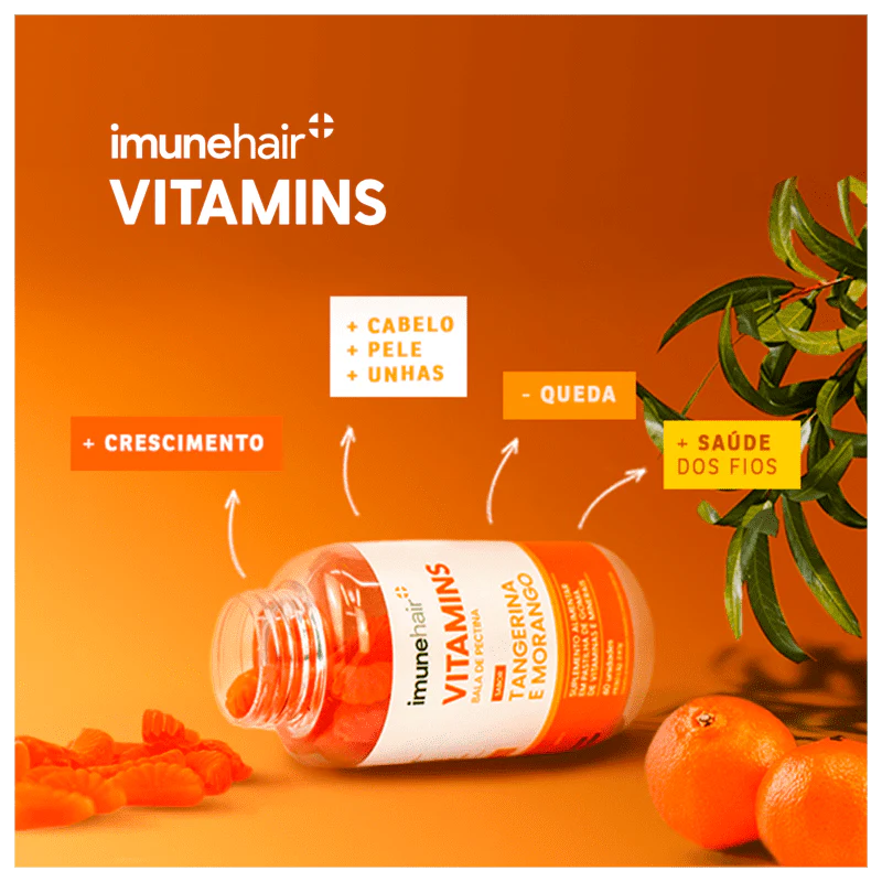 Imunehair Vitamins Pectin Bale- Food Supplement (60 Units) - Image 7