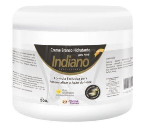 Indian White Moisturizing Cream for Henê Hydration Dyeing 500g - Divina Dama
