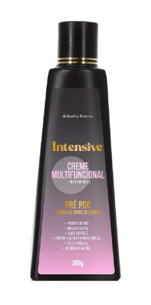 Intensive Pre Poo Moisturizing Protection Dry Hair Treatment 300g - Abelha Rainha - Image 2