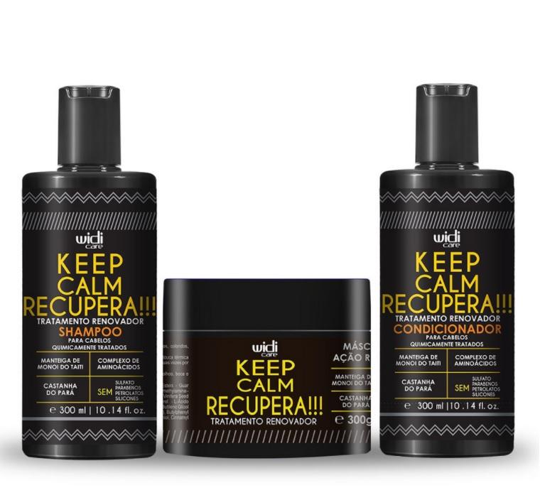 Keep Calm Recupera Renovator Brazilian Nut Monoi Treatment Kit 3x300 - Widi Care