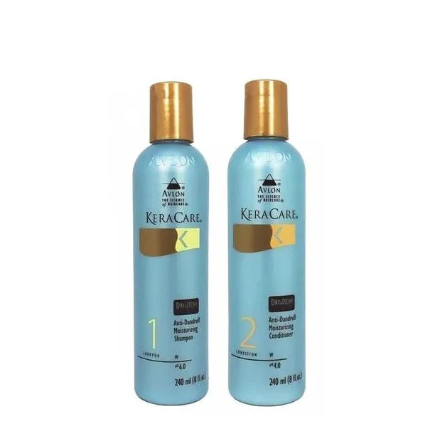 KeraCare Dry & Itchy Scalp Kit Hair Maintenance Treatment Kit 2x240ml - Avlon