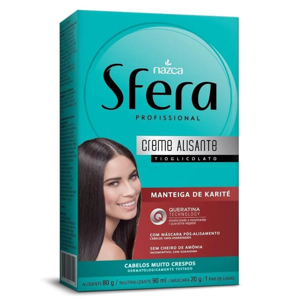 Sfera Professional Karité Shea Butter Very Frizzy Hair Smoothing Kit - Nazca
