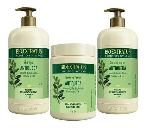 Kit Bioextratus Antiqueda Jaborandi Shampo ConditionerMask 1kg - Bio Extratus